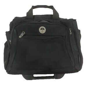 Travelpro WalkAbout Lite Rolling Tote 6413-14 Black 20” x 14” x 9”